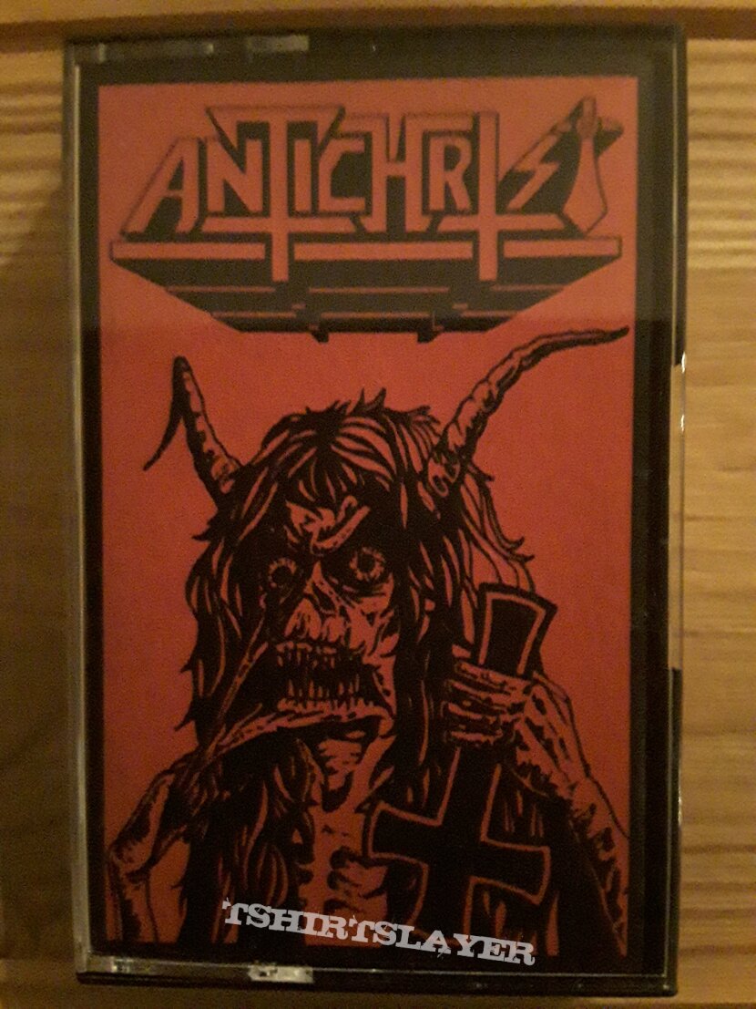 Antichrist - Crushing Metal/ Put to Death comp demo. Red tape.