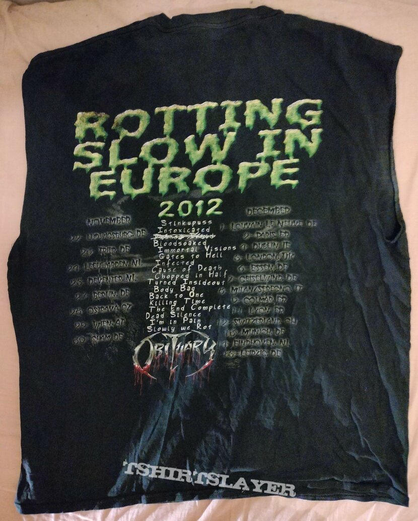 Obituary : Rotting Slow In Europe 2012