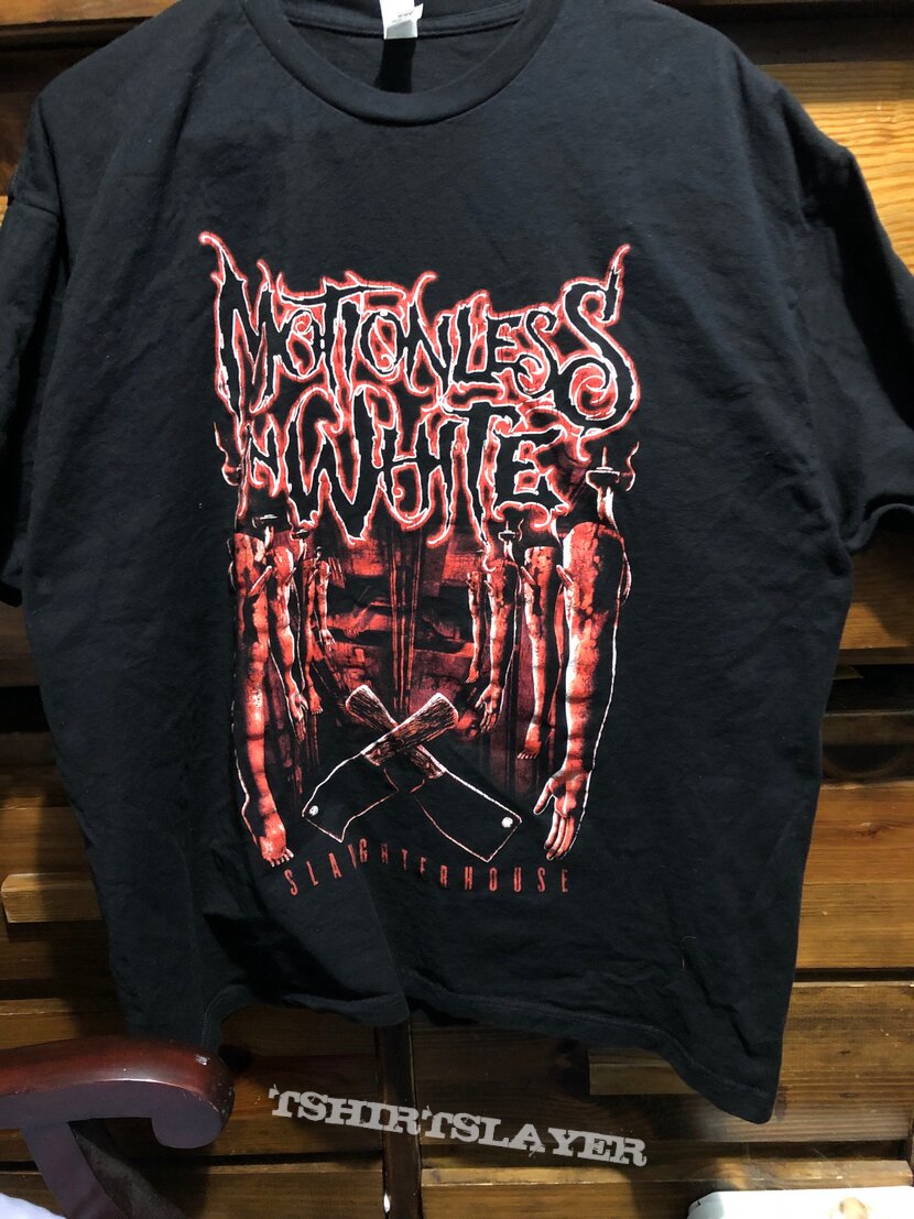Motionless in White • Slaughterhouse • One Mutilation Under God Tee |  TShirtSlayer TShirt and BattleJacket Gallery