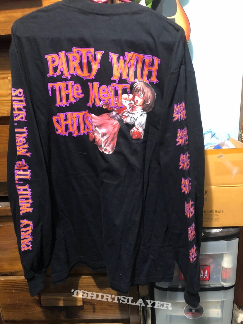 Party With the Meat Shits Anime  Long Sleeve Shirt 