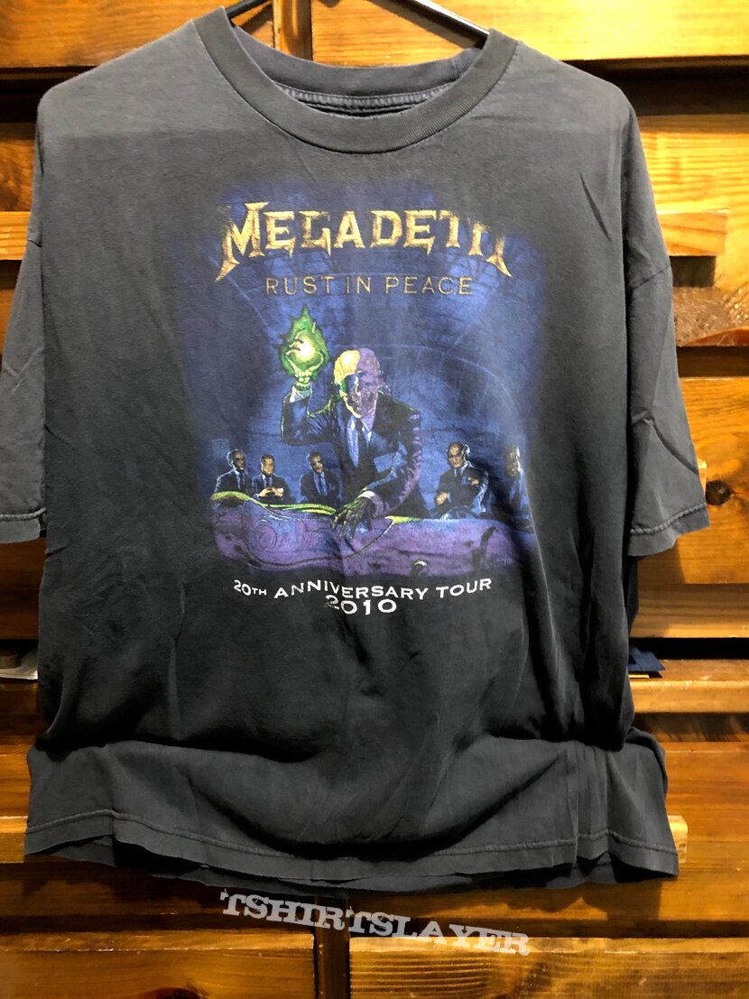 Megadeth • 20th anniversary • Rust in Peace Tour Tshirt 