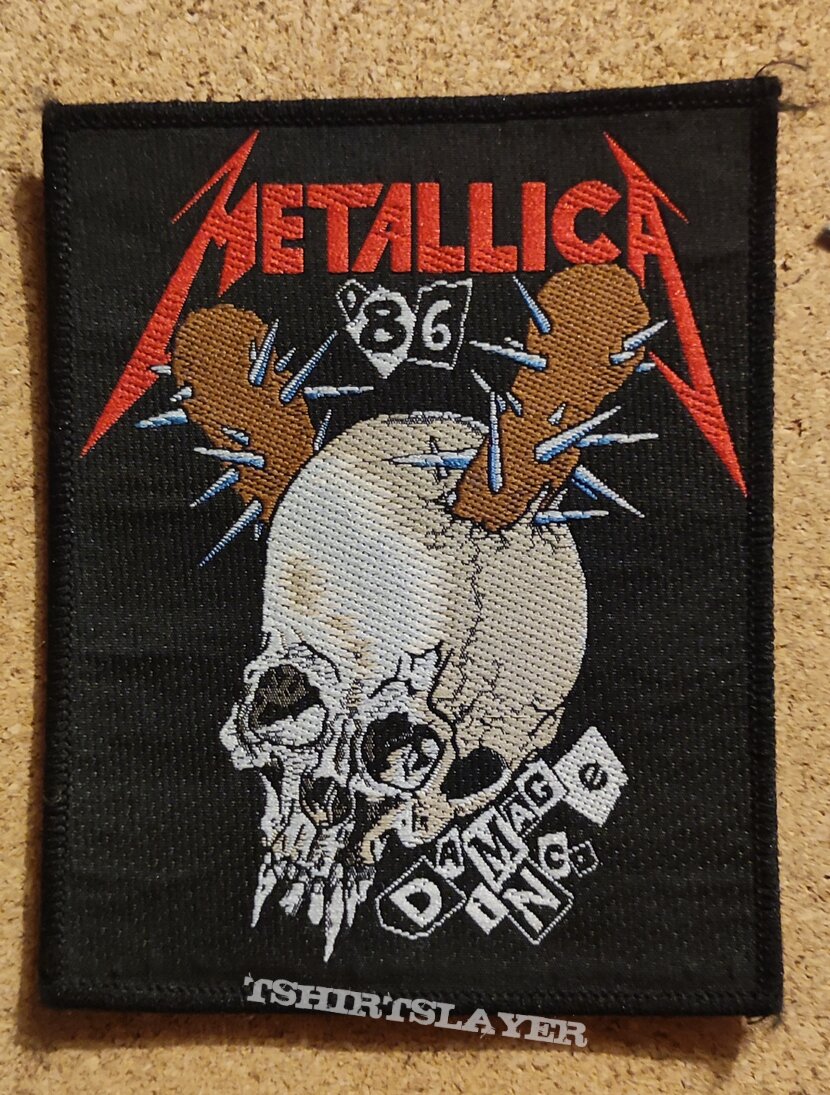 Metallica Patch - Damage Inc. Tour &#039;86
