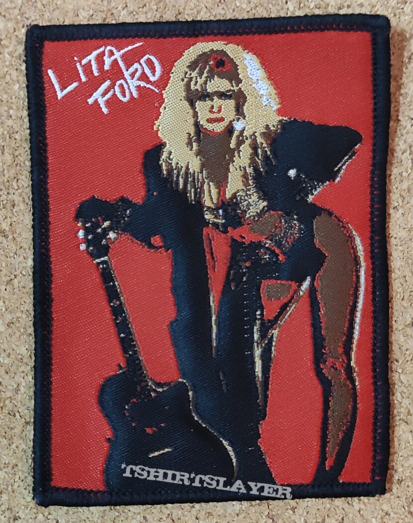 Lita Ford Patch - Back To The Cave