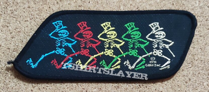 Grateful Dead Patch - Dancing Skelletons 