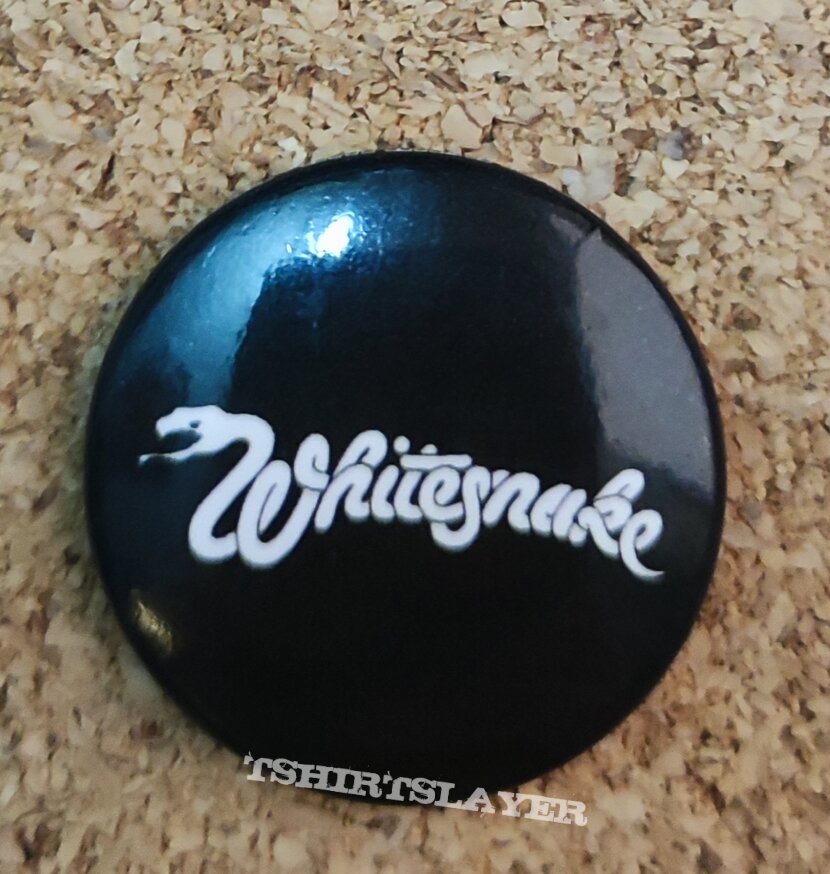 Whitesnake Button - Logo