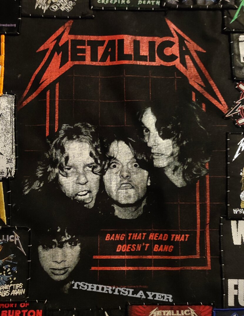 Metallica Backpatch - Bang That Head That Doesn&#039;t Bang