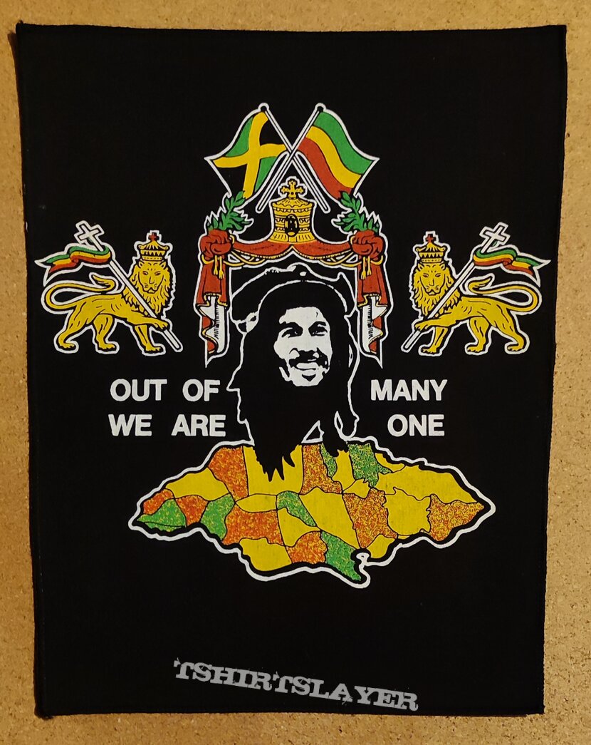 Bob Marley Backpatch - Out Of Many We Are One