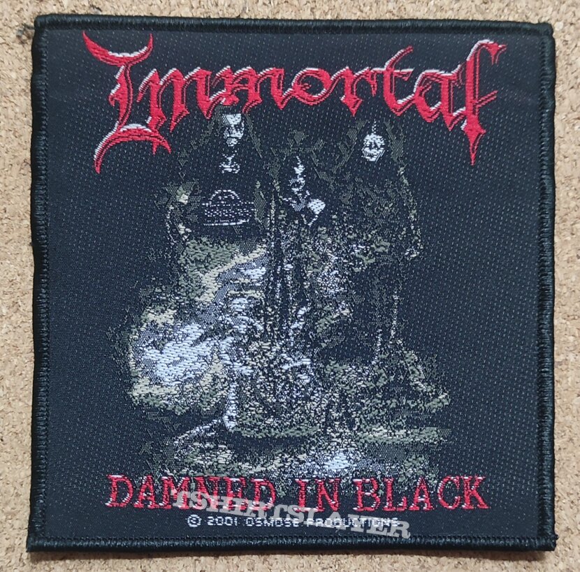 Immortal Patch - Damned In Black