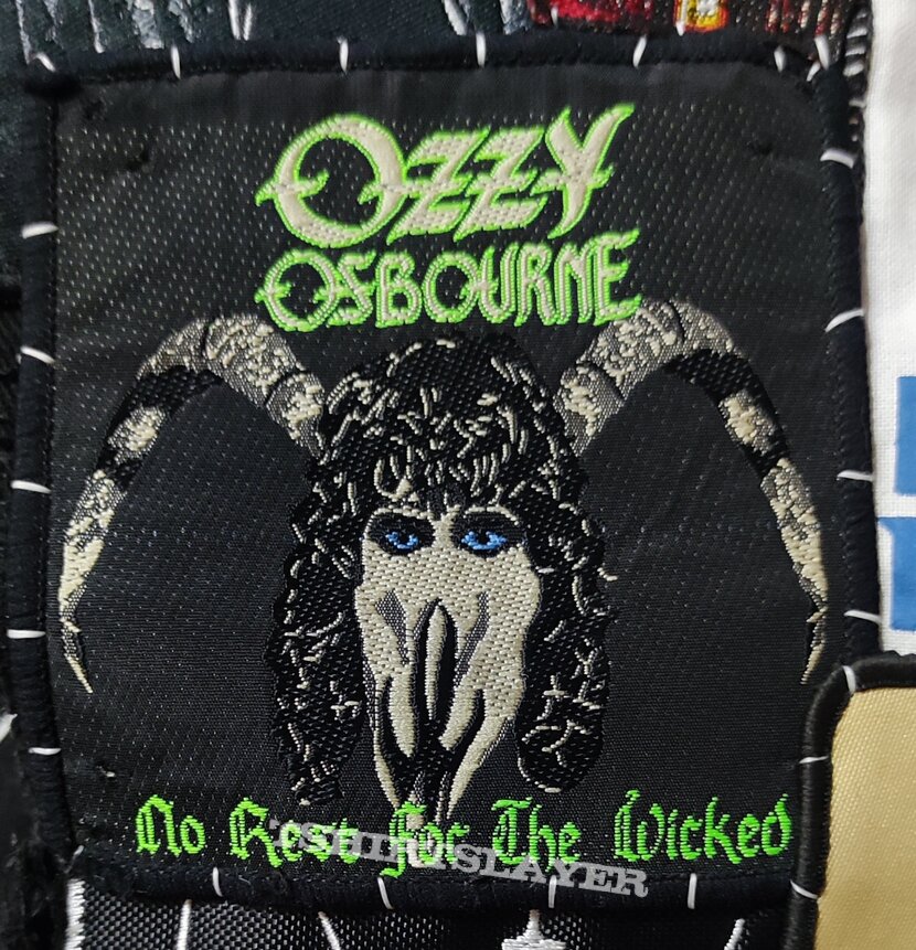 Ozzy Osbourne Patch - No Rest For The Wicked
