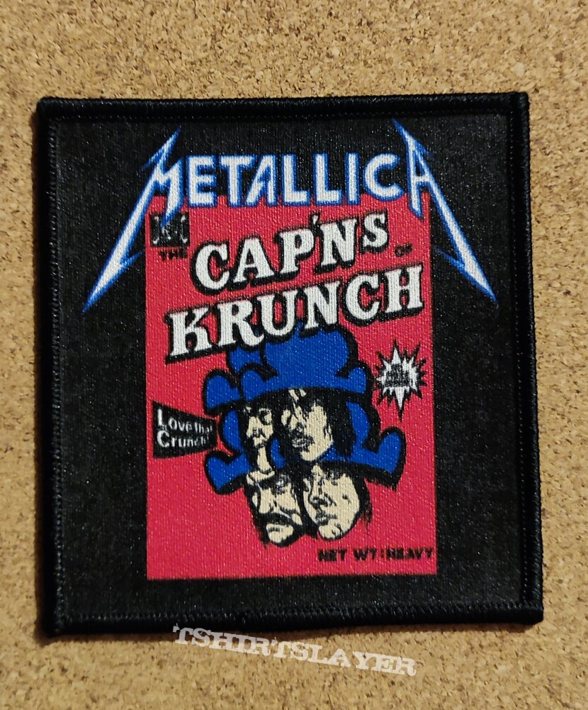 Metallica Patch - Cap&#039;ns Of crunch 