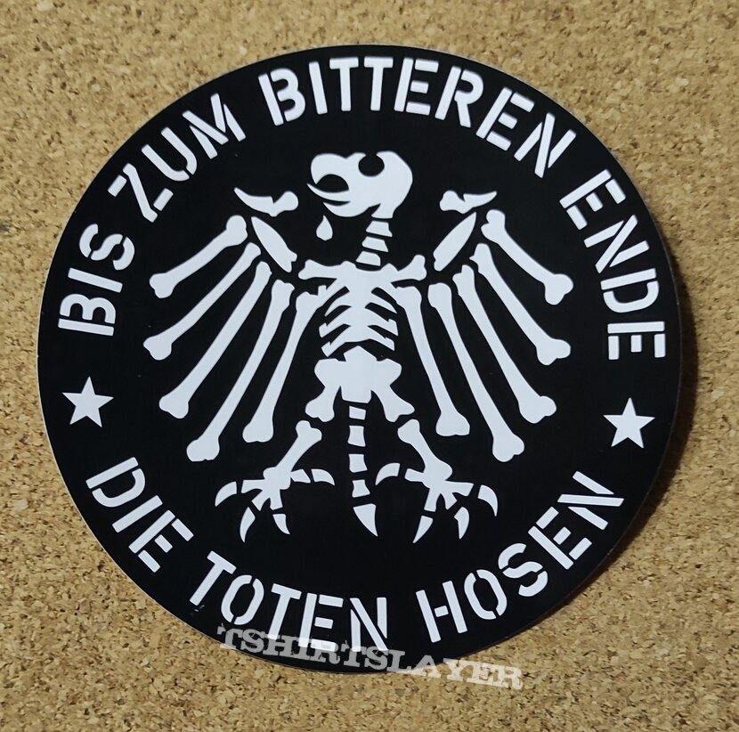Die Toten Hosen Sticker - Bis Zum Bitteren Ende | TShirtSlayer TShirt and  BattleJacket Gallery
