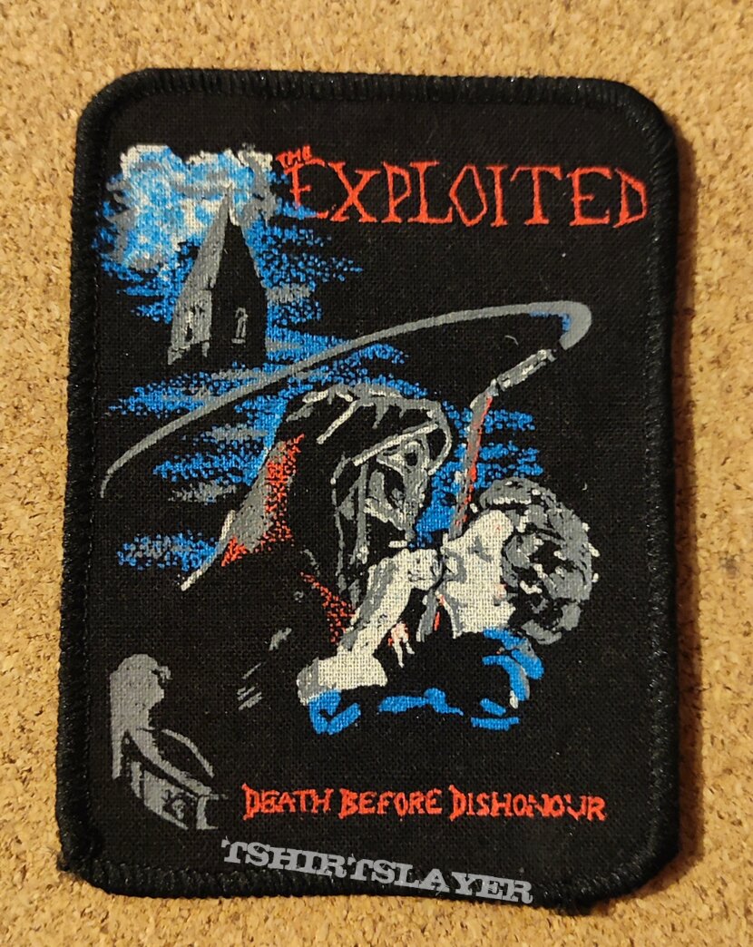 The Exploited Patch - Death Before Dishonour 