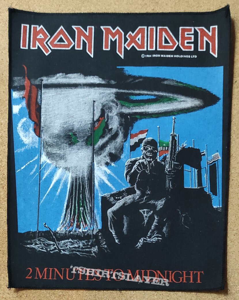 Iron Maiden Backpatch - 2 Minutes To Midnight