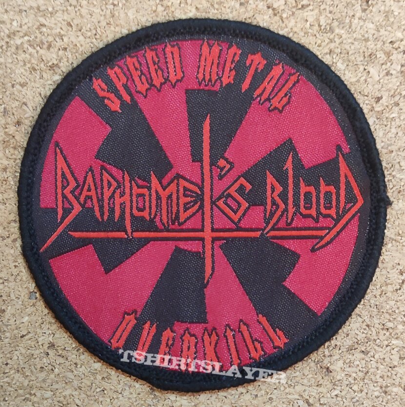 Baphomet&#039;s Blood Patch - Speed Metal Overkill