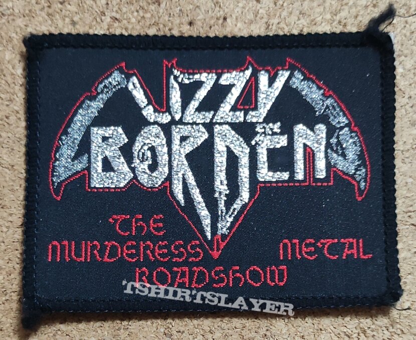 Lizzy Borden Patch - The Murderess Metal Roadshow