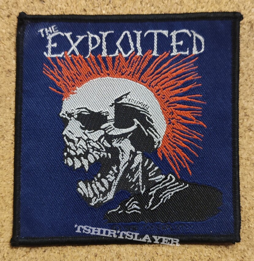 The Exploited Patch - Mohawk Skull