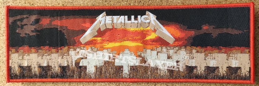 Metallica Patch - Master Of Puppets Stripe
