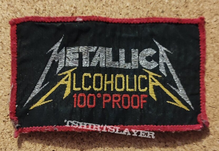 Metallica Patch - Alcoholica 100° Proof