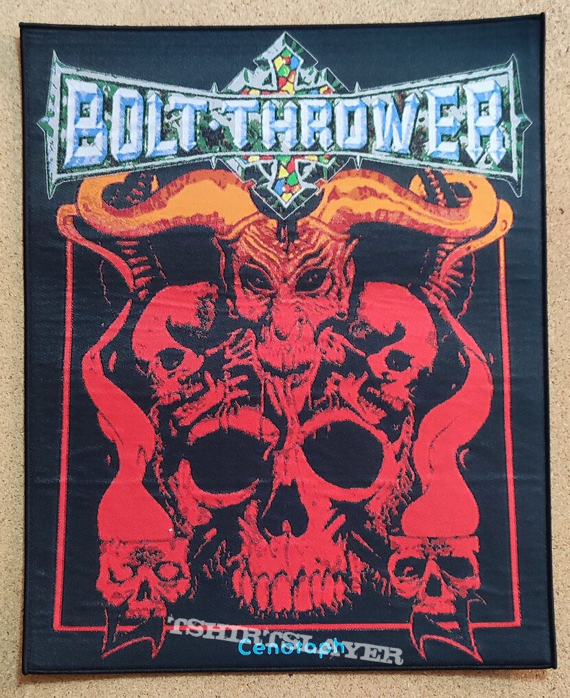 Bolt Thrower Backpatch - Cenotaph 