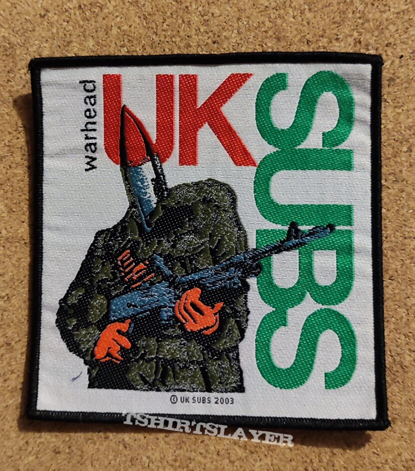 UK Subs Patch - Warhead