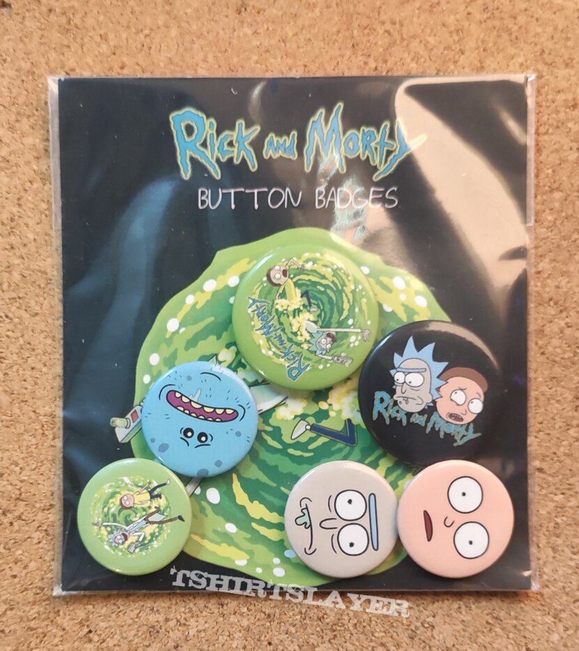 Rick And Morty Button Set
