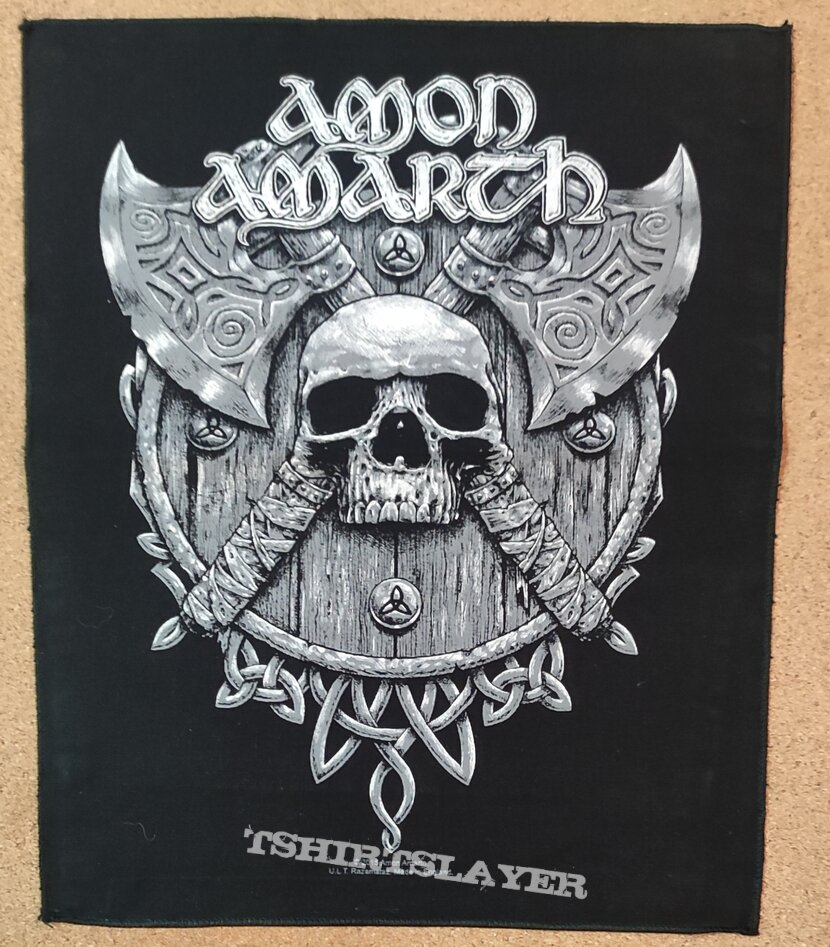 Amon Amarth Backpatch - Skull And Axes