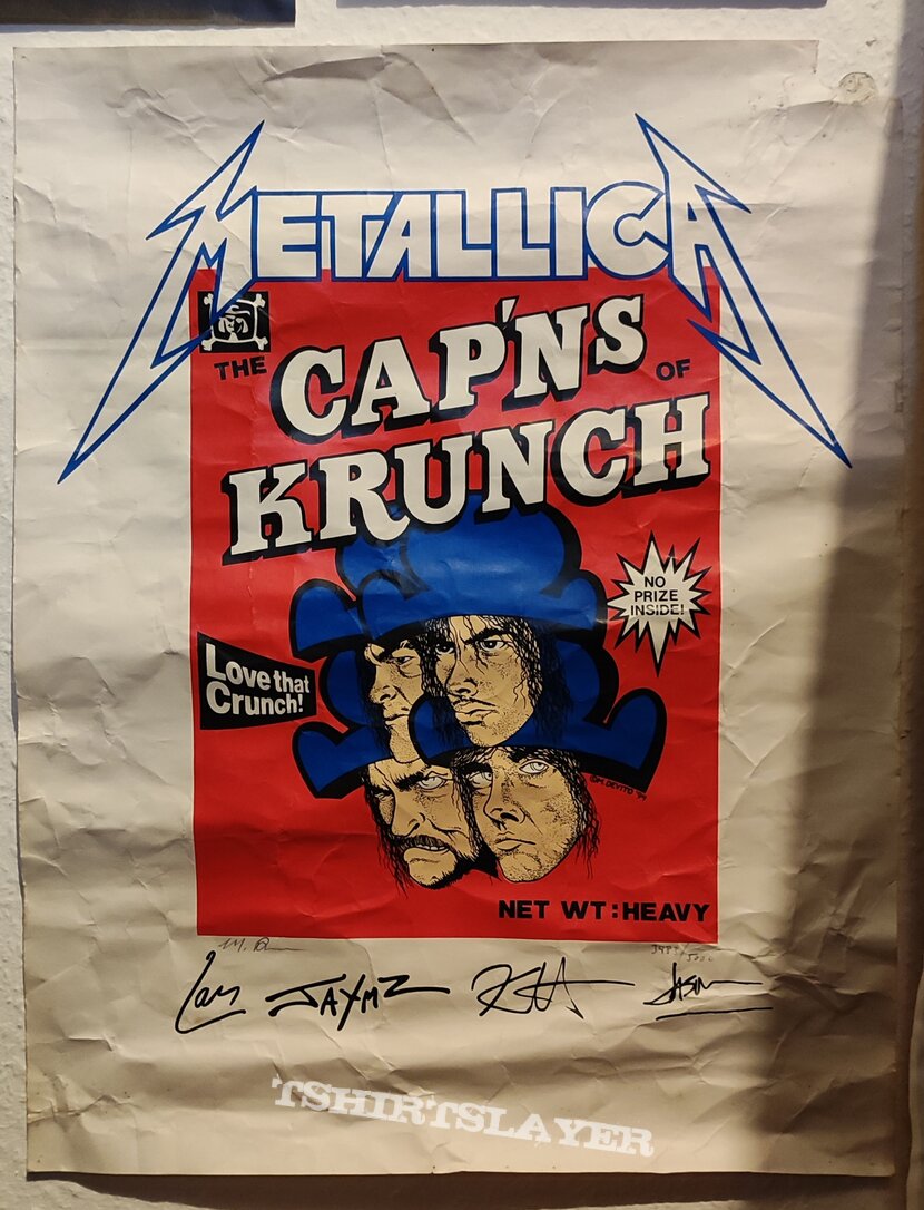 Metallica Poster - Cap&#039;ns of Krunch