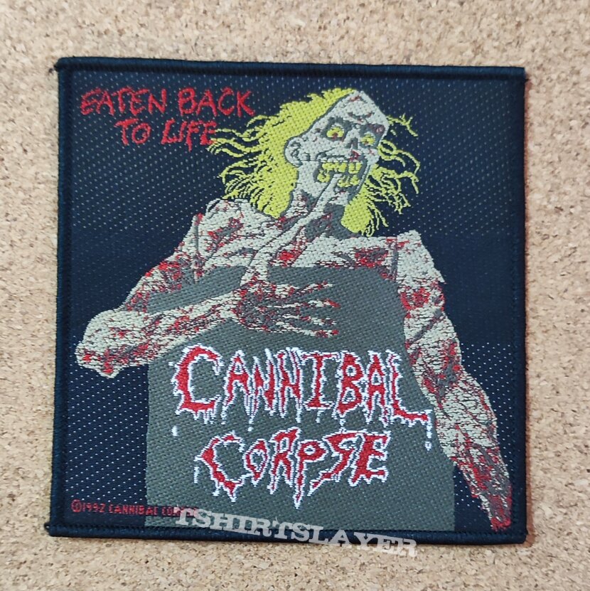 Cannibal Corpse Patch - Eaten Back To Life 