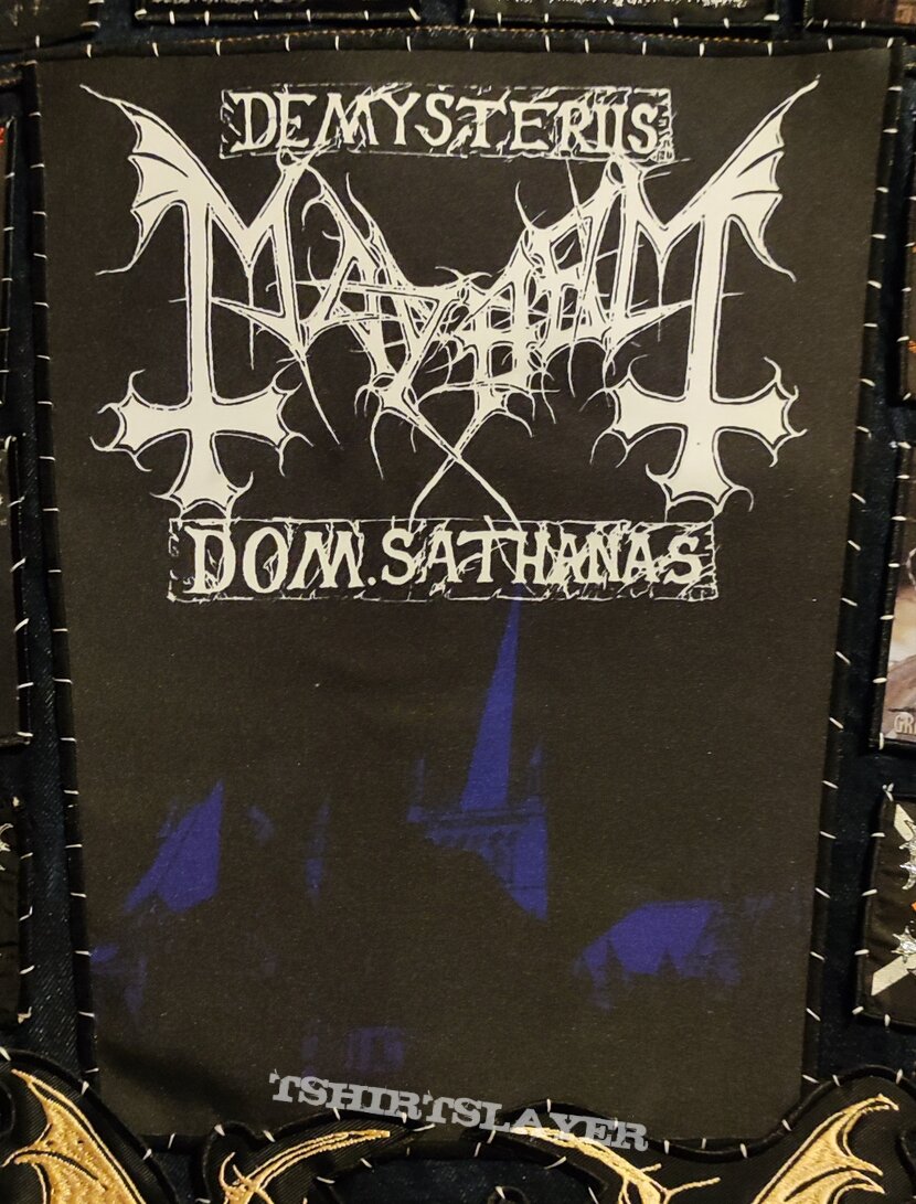 Mayhem Backpatch - De Mysteriis Dom Sathanas