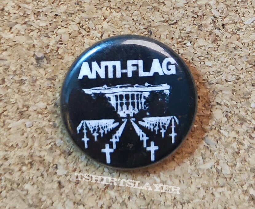 Anti Flag Button - For Blood and Empire 