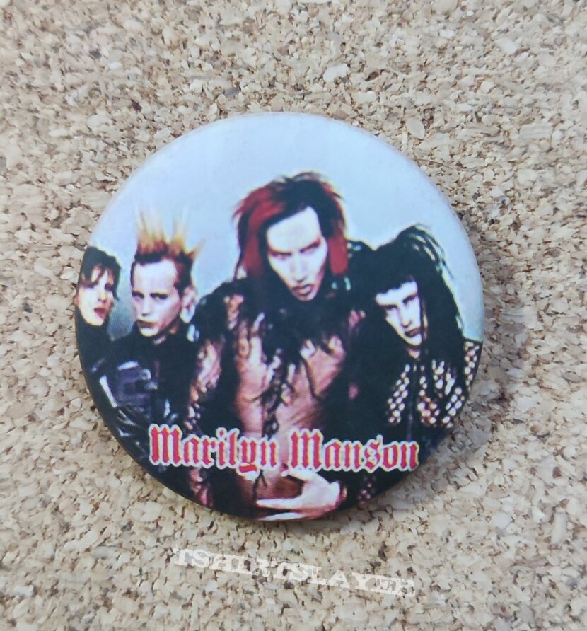 Marilyn Manson Button