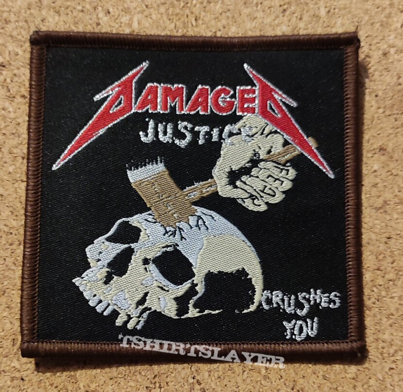 Metallica Patch - Damaged Justice Crushes You