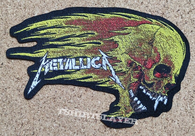 Metallica Patch - Flaming Skull