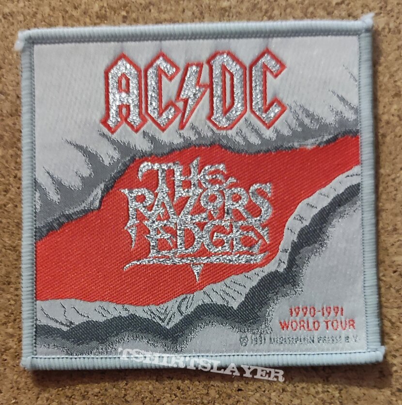 AC/DC Patch - The Razor&#039;s Edge World Tour