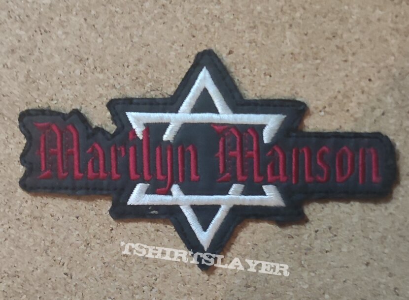 Marilyn Manson Marilyn Mason Patch - Logo Shape