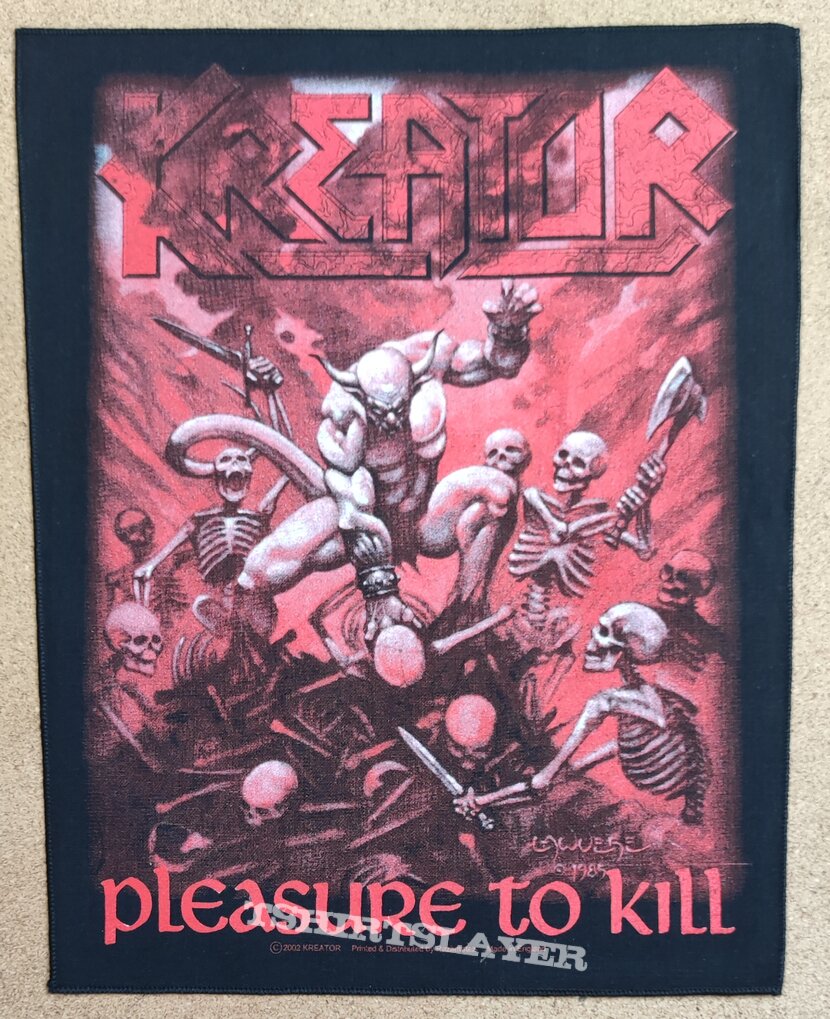 Kreator Backpatch - Pleasure To Kill