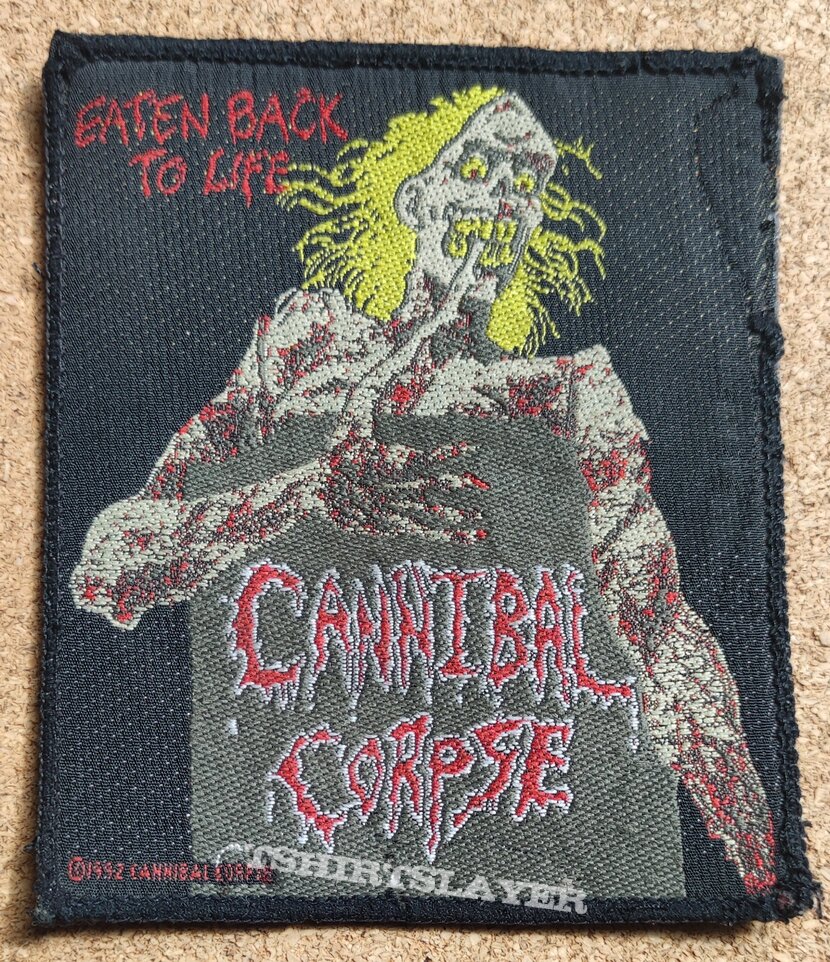 Cannibal Corpse Patch - Eaten Back To Life