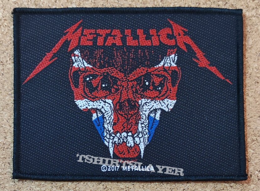Metallica Patch - UK Skull