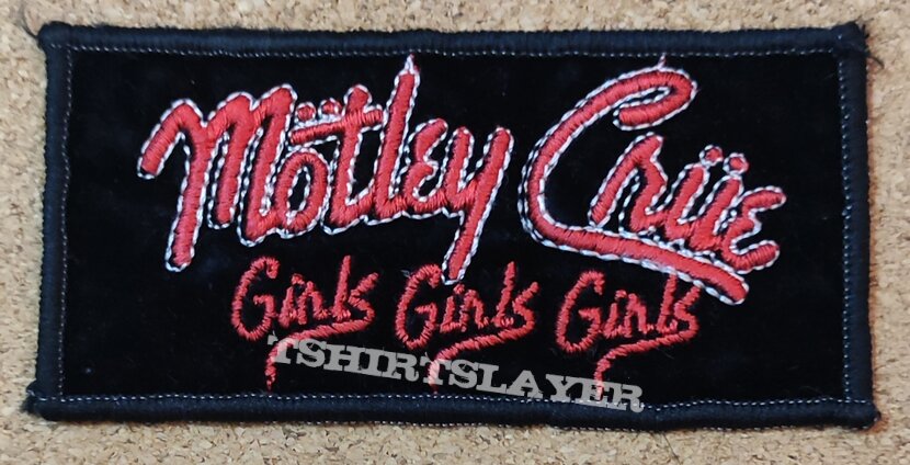 Mötley Crüe Patch - Girls Girls Girls