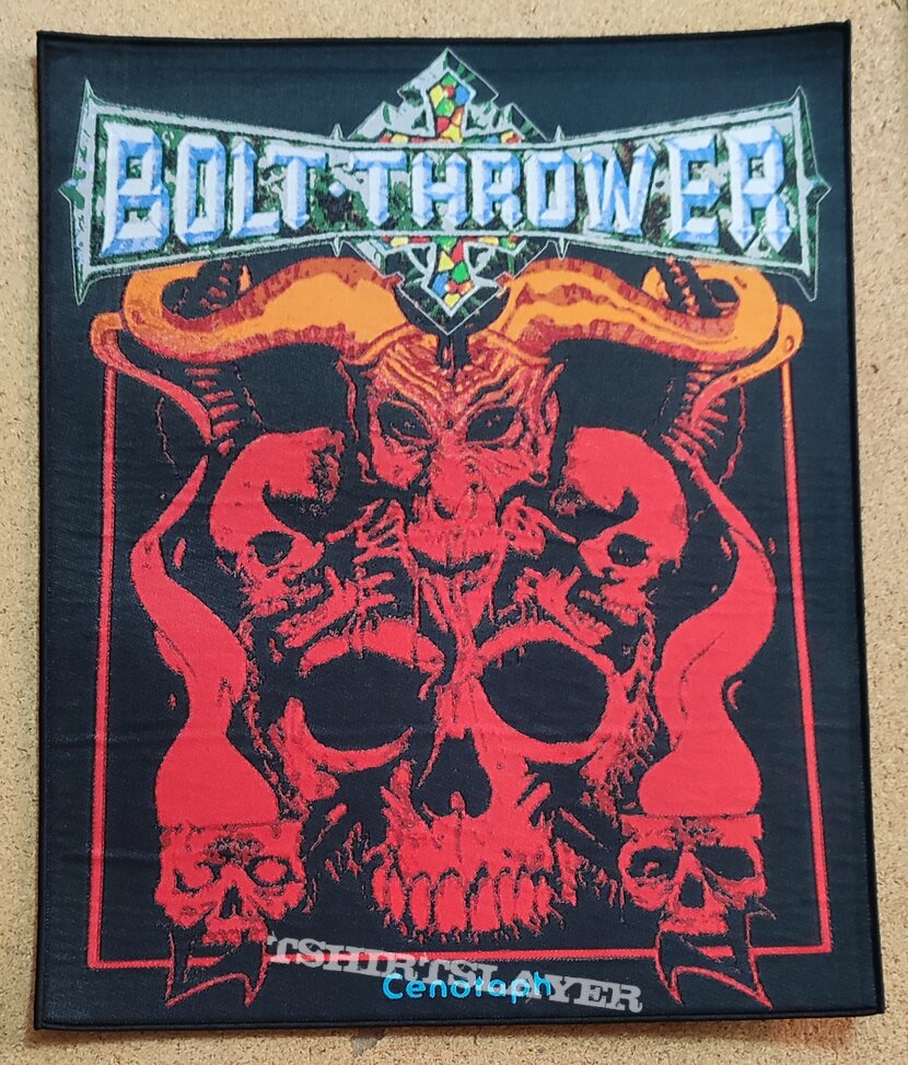 Bolt Thrower Backpatch - Cenotaph