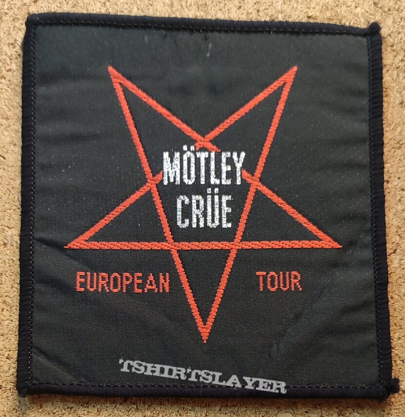 Mötley Crüe Patch - European Tour