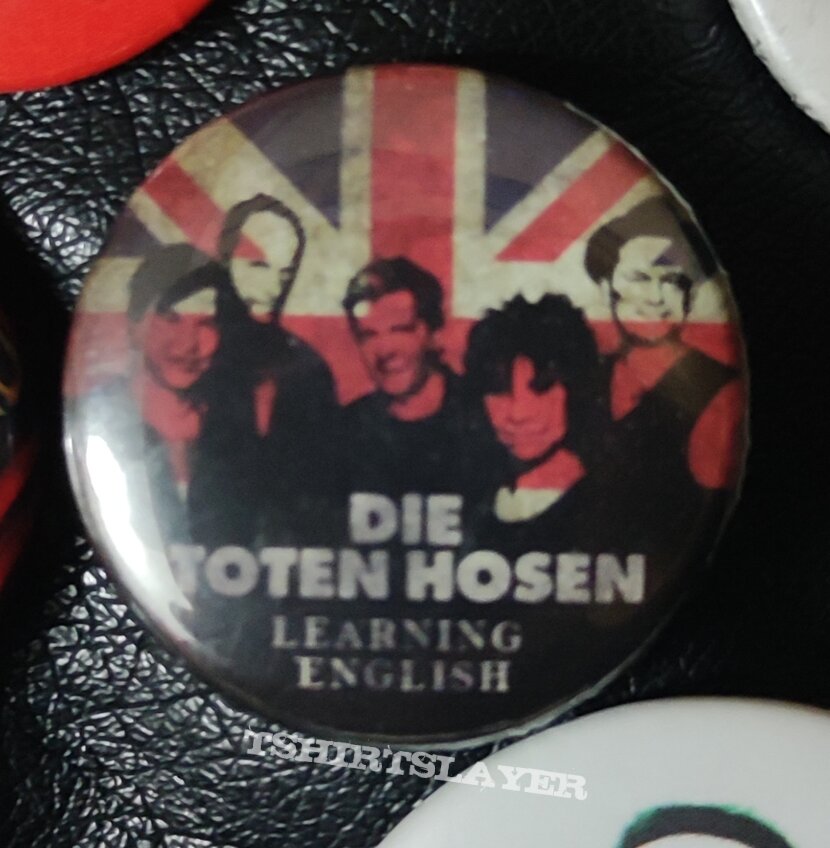 Die Toten Hosen Button - Learning English | TShirtSlayer TShirt and  BattleJacket Gallery