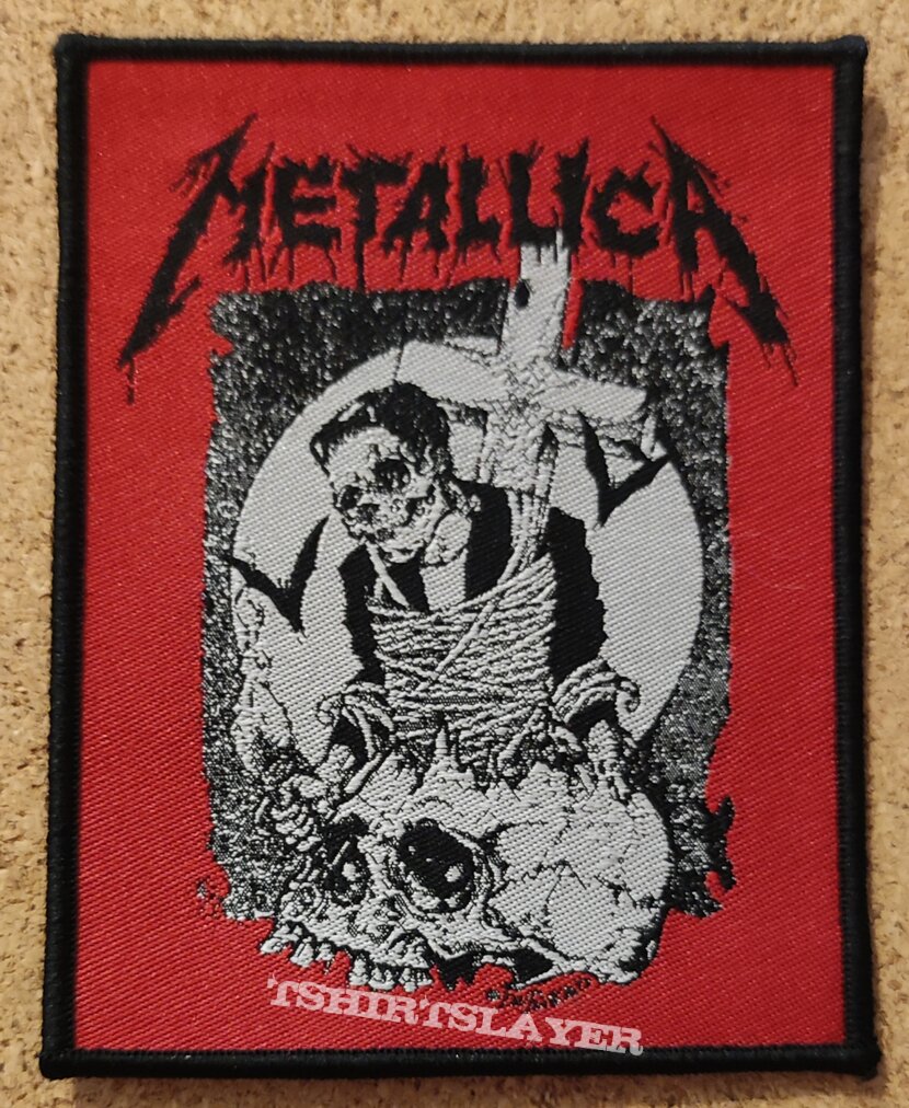 Metallica Patch - Cross And Skull
