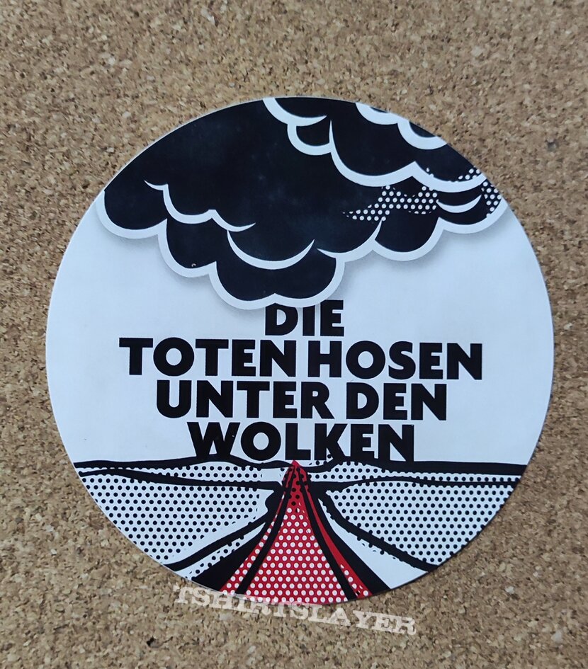 Die Toten Hosen Sticker - Unter Den Wolken | TShirtSlayer TShirt and  BattleJacket Gallery