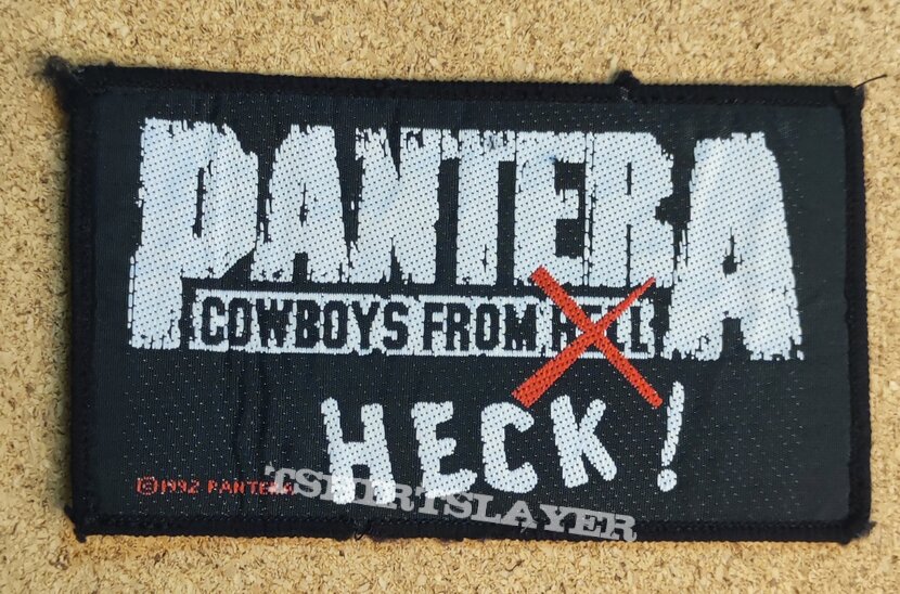 Pantera Patch - Cowboys From Heck!