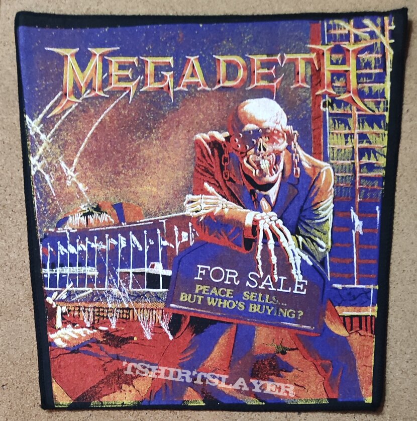 Megadeth Backpatch - Peace Sells
