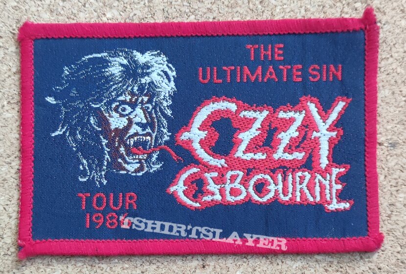 Ozzy Osbourne Patch - The Ultimate Sin Tour