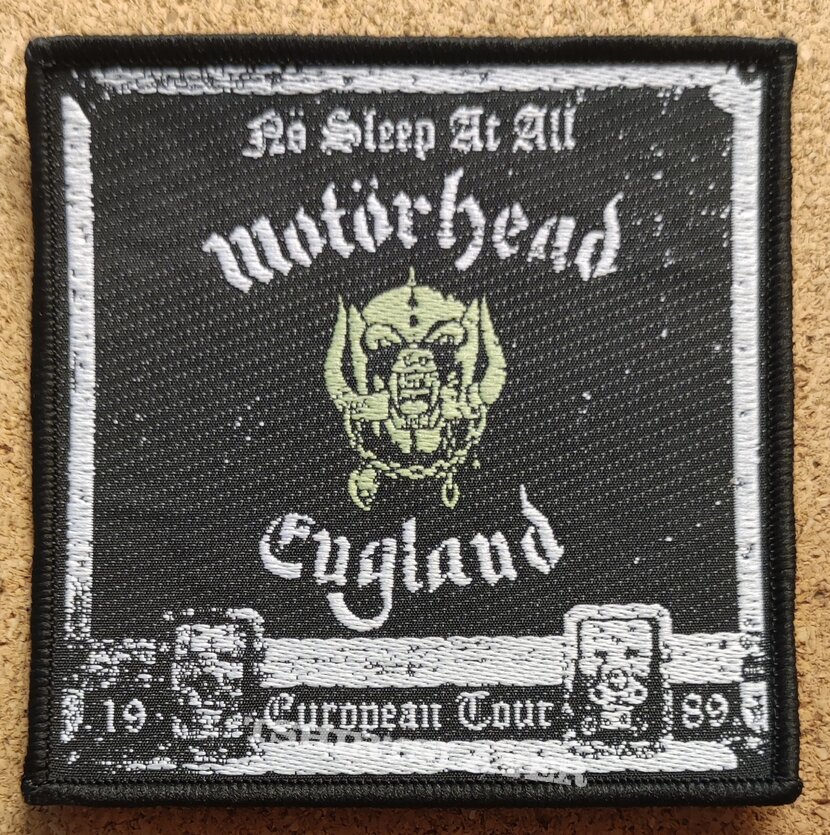 Motörhead Patch - No Sleep At All Motörhead Patch - No Sleep At All