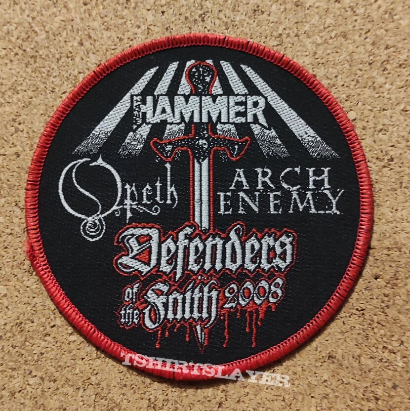 Opeth Patch - Defenders Of The Faith 2008