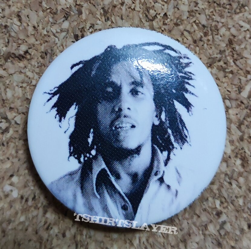 Bob Marley Button - Portrait